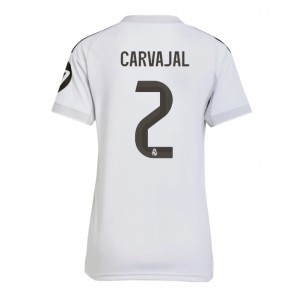 Real Madrid Daniel Carvajal #2 Jalkapallovaatteet Naisten Kotipaita 2025-26 Lyhythihainen